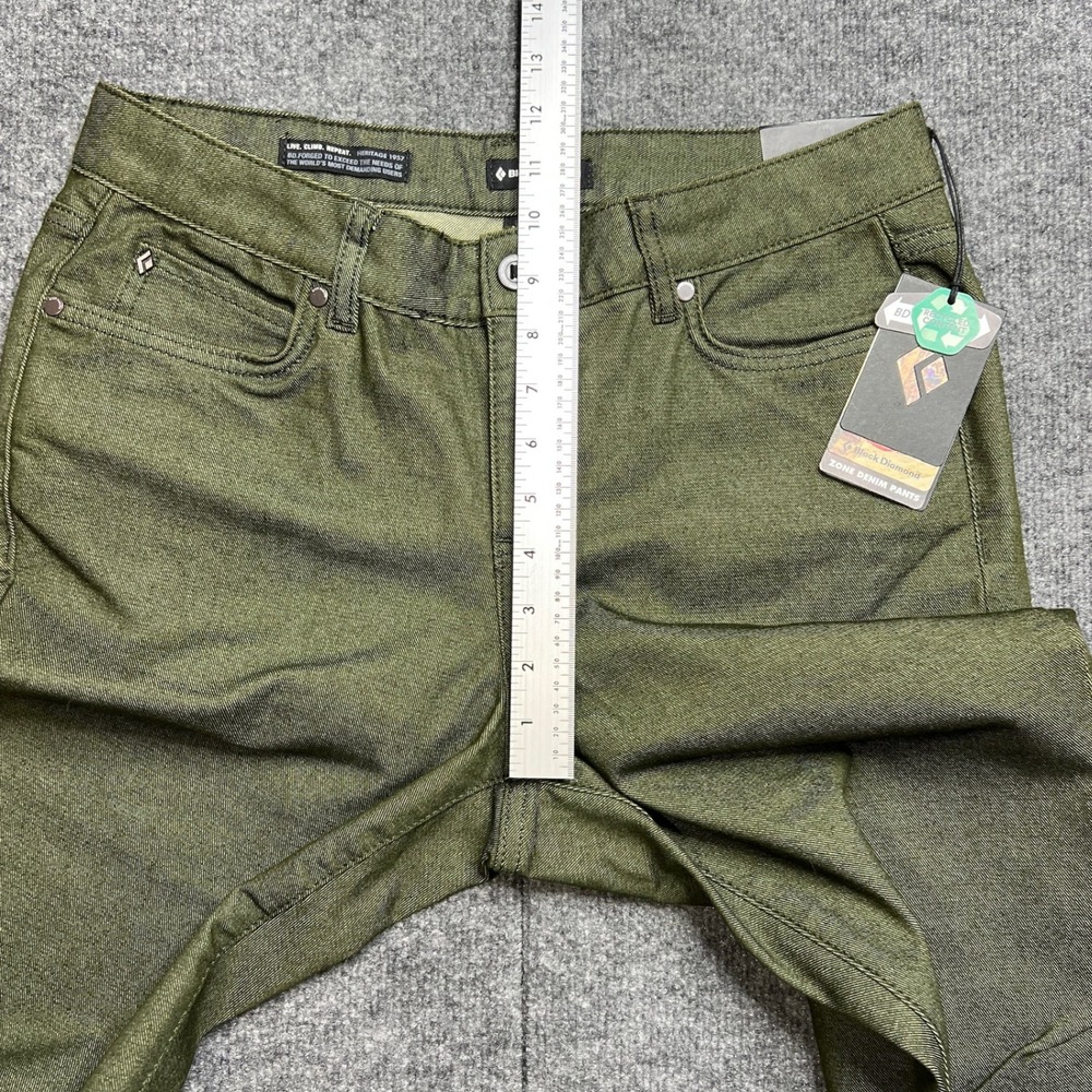 Black Diamond Olive Green Skinny Pants - Picture 7 of 16
